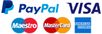 PayPal, Klarna, Visa, MasterCard, Maestro